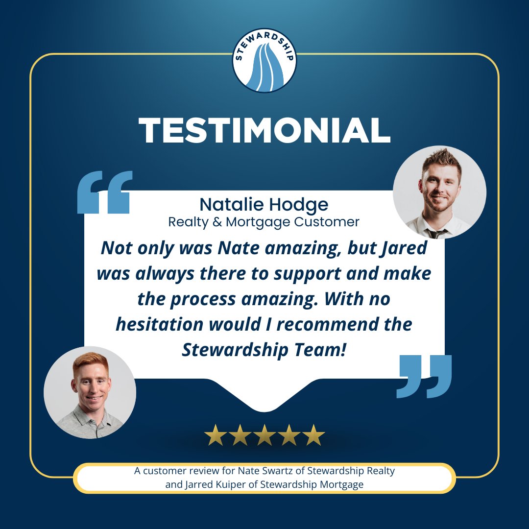 The best of both worlds!! A realty team and mortgage team working together to make sure Natalie gets the best deal possible.