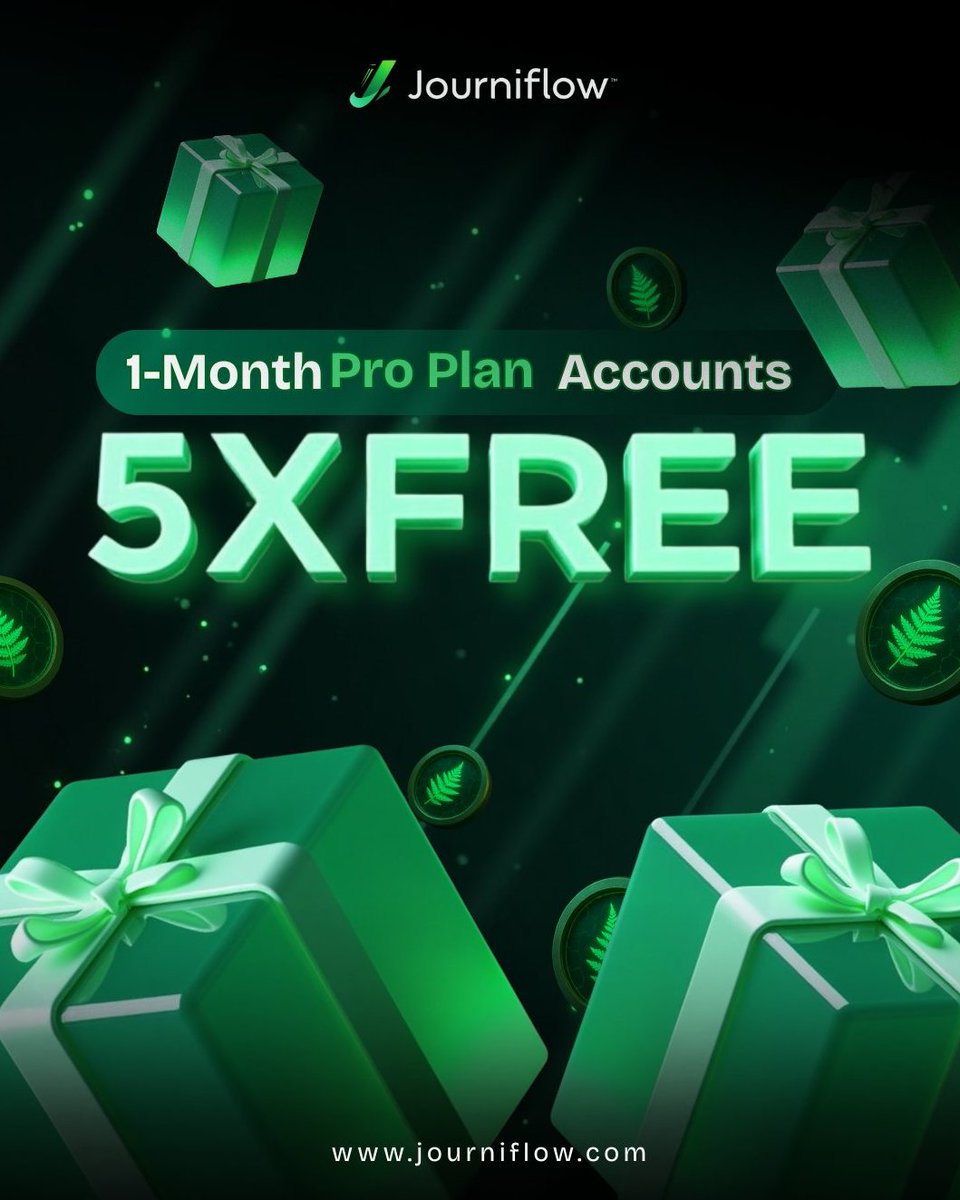 🚨 JOURNAL GIVEAWAY – 5 WINNERS! 🚨
Win 1 of 5 Premium Journal Accounts 📝🔥

How to Enter:

✅ Follow:
 <a href="/DRLIQUIDITYX/">Dr Liquidity Trader</a>   | <a href="/Candle_Sniper/">Candle_Sniper</a>  | <a href="/journiflow/">Journiflow</a> 

💬 Join the Discord: discord.gg/rsVkwVtazf
❤️ Like &amp; 🔁 Retweet
⏳ Winners drop in 72 hours – Don’t miss out!