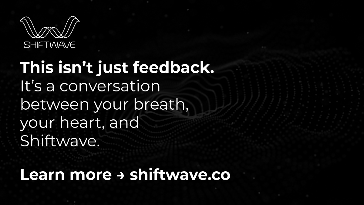 shiftwavepro's tweet image. BioDrive® mirrors your heart rate with vibration. As your heart rate rises, vibration intensifies. As it falls, it softens.
Not just feedback - a real-time dialogue between breath, heart, &amp;amp; Shiftwave.
🔗 shiftwave.co
#BioDrive  #HeartRateSync #NervousSystemReset