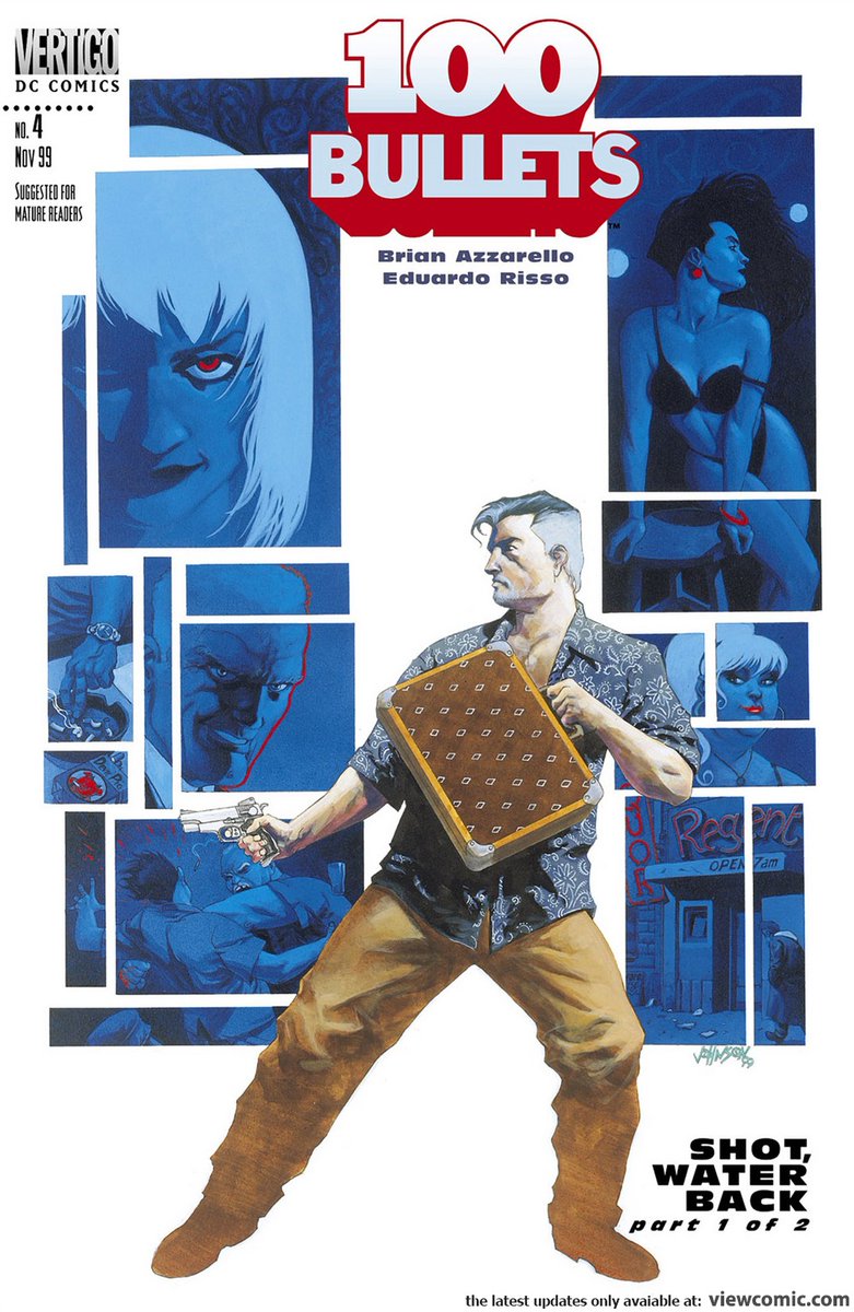 100 Bullets
Red / Blue
Covers by <a href="/TheDevilpig/">Rev. Dave Johnson, 🥩🍺🏆</a>