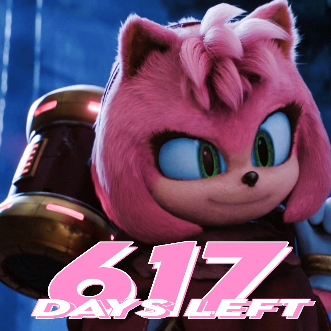 SonicCountdwn's tweet image. Hey everyone ! Hoping y'all are having a wonderful day !
617 days until #SonicMovie4 !