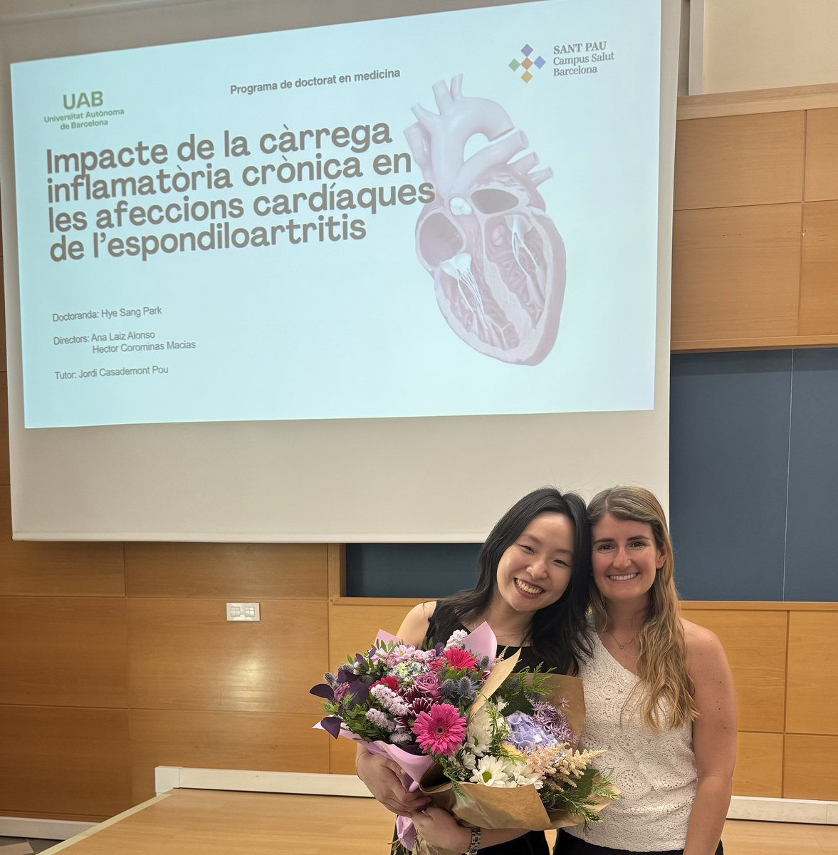 No hi ha res millor que veure triomfar, lluir-se i avançar a la teva amiga! Enhorabona pel magnífic treball de tesi, <a href="/hyepark_reuma/">Hye S</a> !! Súper orgullosa de tenir-te a prop!