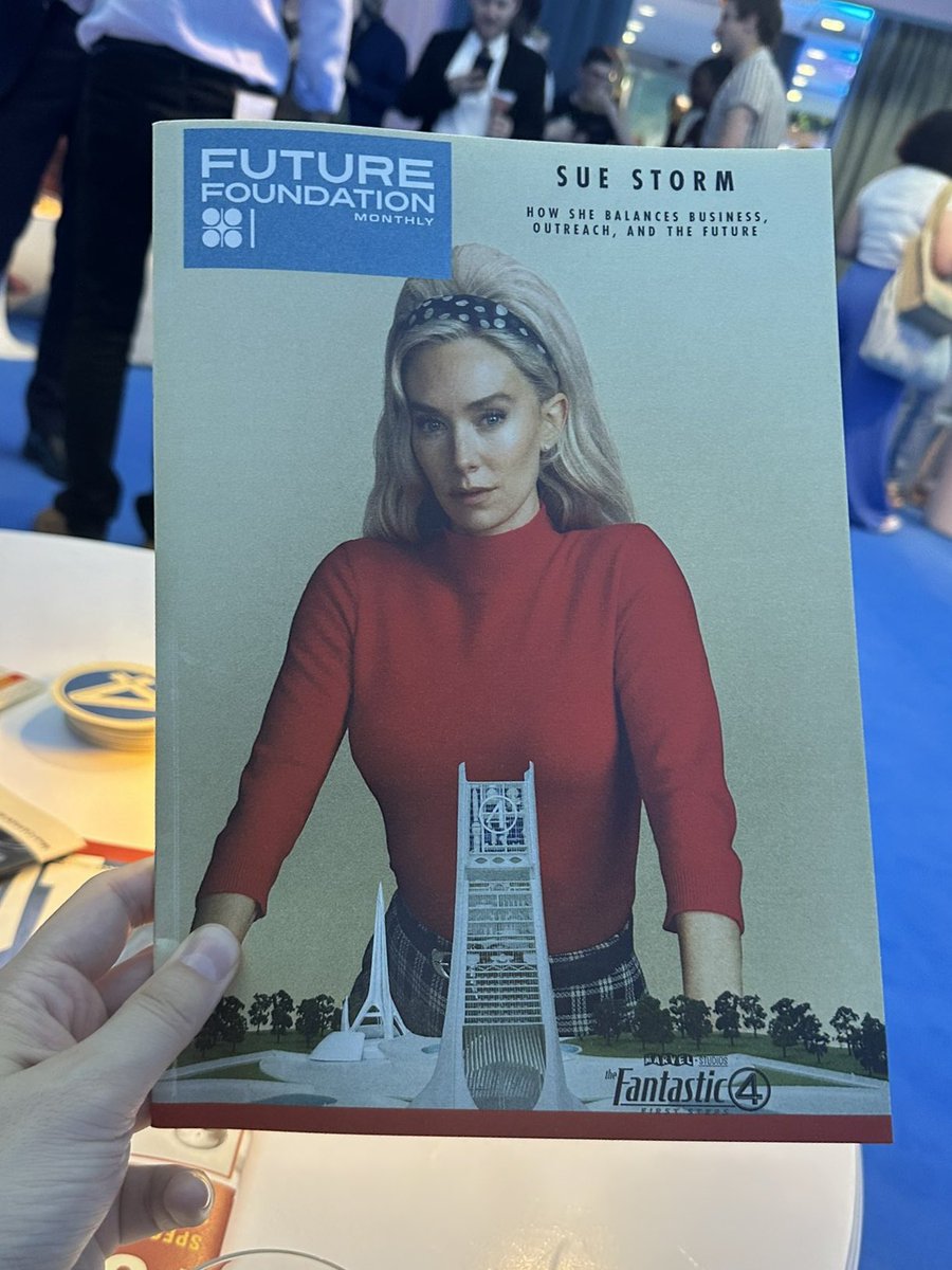Vanessa Kirby News (@vanessaknation) on Twitter photo Custom Sue Storm #FantasticFour magazines handed out during the UK Launch Event.
(via <a href="/NathanAspell/">Nathan Aspell</a> ) Custom Sue Storm #FantasticFour magazines handed out during the UK Launch Event.
(via <a href="/NathanAspell/">Nathan Aspell</a> )