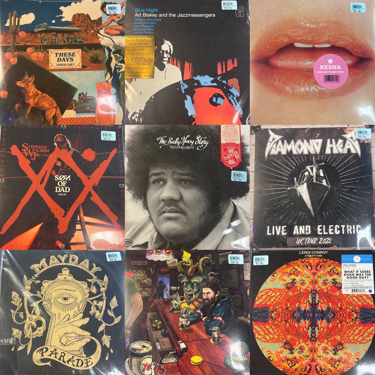 Sneak peek at this weeks new releases! All these titles will be available on our shelves and our website for you to take home

#newrelease #newmusicfriday #whatsspinning #vinyl #records #recordstore #indierecordstore #shopindie