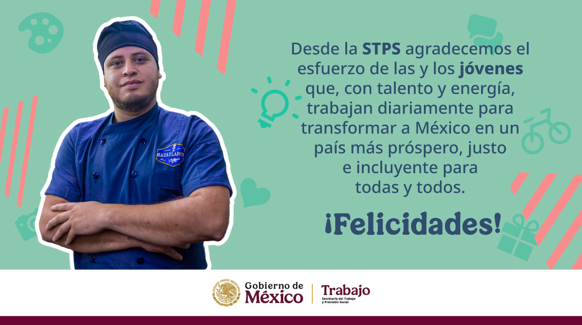 STPS México (@stps_mx) on Twitter photo 🎊 Hoy, conmemoramos el Día Mundial de las Habilidades de la Juventud, establecido en 2014 para fomentar acciones globales 🌎 que ayuden a las y los #Jóvenes a integrarse al mundo laboral. 🧑🚒👷♀️🧑🔧👩🎨
En 🇲🇽, el Programa <a href="/JovConFuturo/">Jóvenes Construyendo el Futuro</a> atiende esta meta con cifras históricas. 🎉 🎊 Hoy, conmemoramos el Día Mundial de las Habilidades de la Juventud, establecido en 2014 para fomentar acciones globales 🌎 que ayuden a las y los #Jóvenes a integrarse al mundo laboral. 🧑🚒👷♀️🧑🔧👩🎨
En 🇲🇽, el Programa <a href="/JovConFuturo/">Jóvenes Construyendo el Futuro</a> atiende esta meta con cifras históricas. 🎉