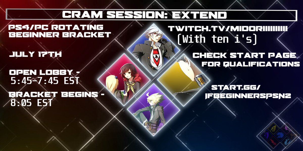 Link for next week's Beginner Bracket is up! - start.gg/tournament/cra…

Must join the discord in order to check in and matchmake - discord.gg/jjrHK4Xt

Check out last week's bracket here - youtu.be/nbtB_T-Z-CY?si…