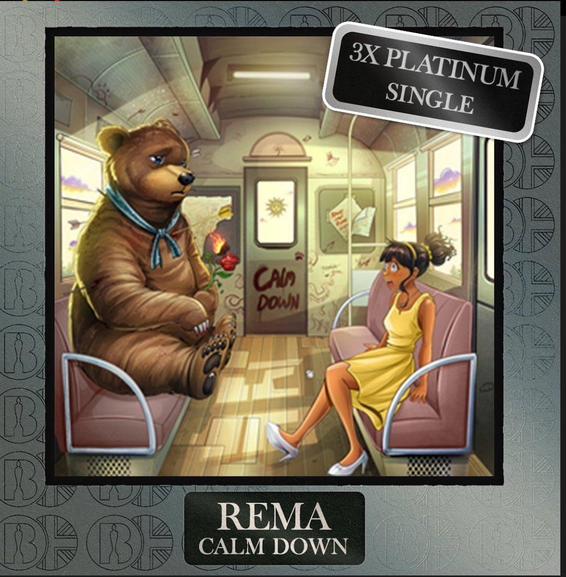 AfricaFactsZone's tweet image. Rema is among the Top 10 Best Selling African Artistes with over 30 million career units

CALM DOWN

13x Platinum in India (1.56 million sales)

Diamond in Canada (800K)

Diamond in France (333,333)

8x Platinum in Australia (560K)

9x Platinum in Portugal (90K)

Diamond/5x…