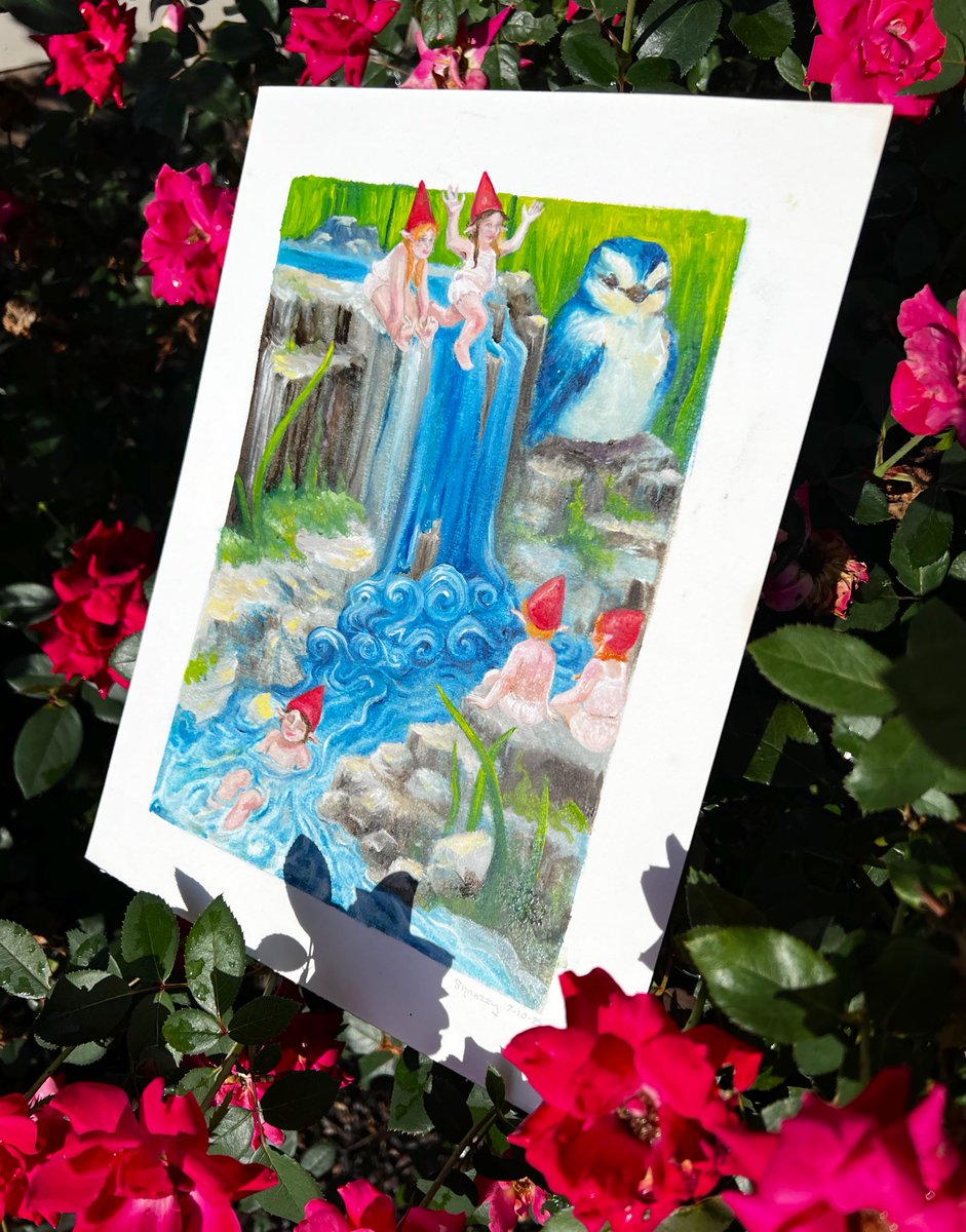 Ideas are flooding my brain faster than I can paint, so I’m transitioning to less detailed smaller works that still capture the energy I need to get out - for the time being.

Here’s the first. 
1/1🔜 Eth