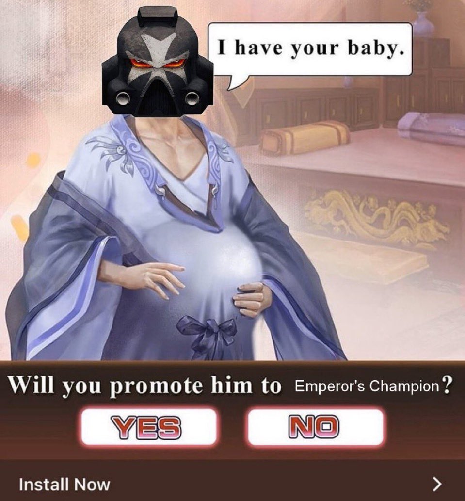 If a black templar fan tries to argue with me, im just gonna send this image