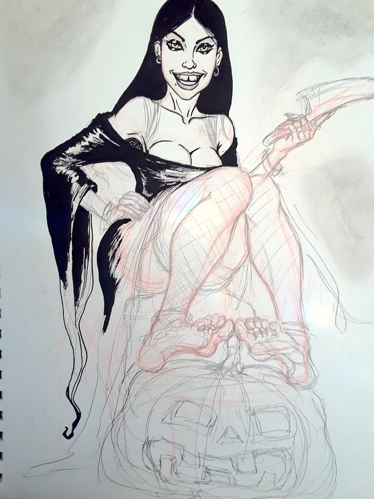 I found a Sketchbook that I've been hunting for with a bunch of drawings from 2023 that I've been wanting to finish. Here's some stuff part 4