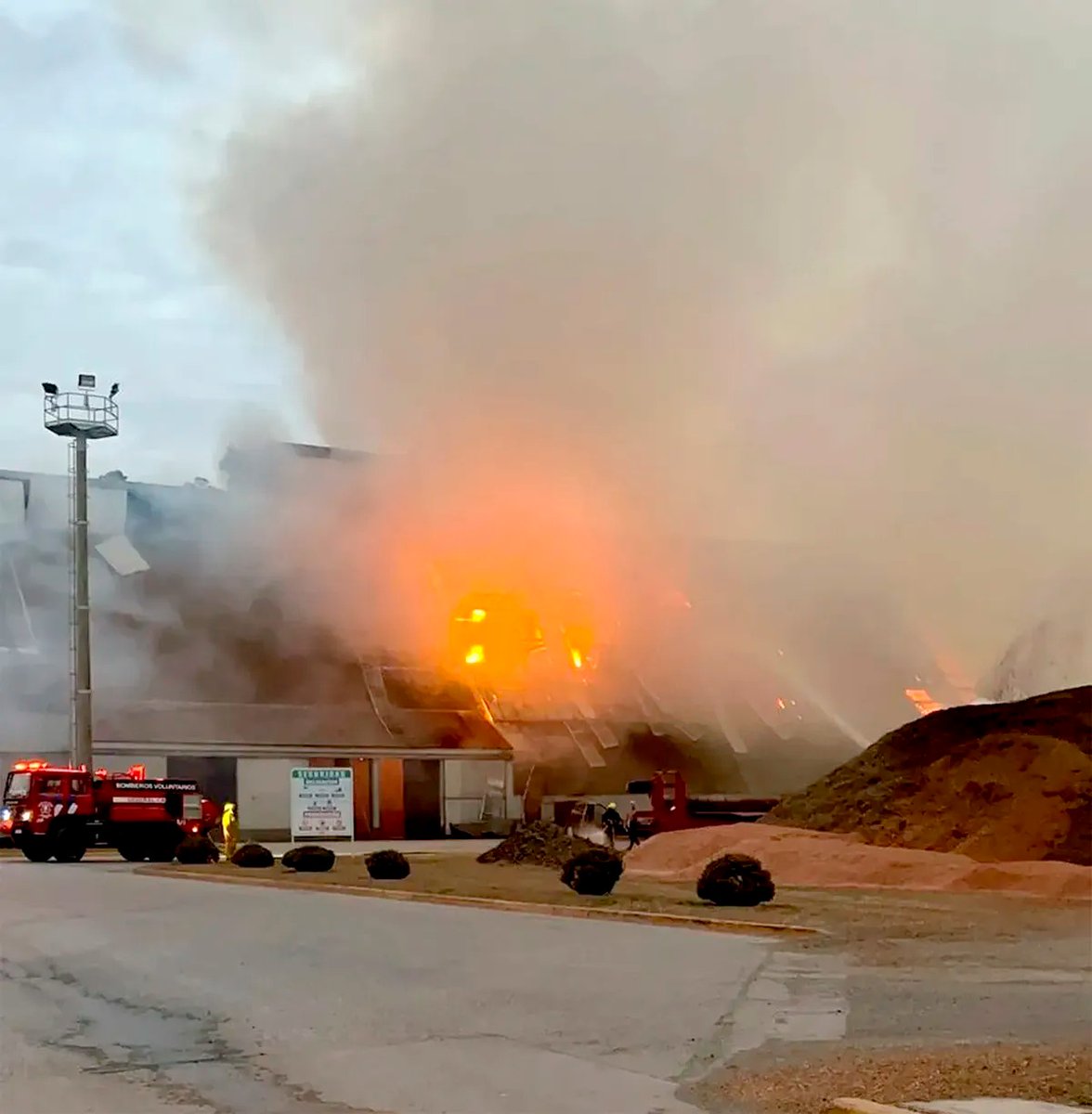 marcasarg_'s tweet image. Nos enteramos de que se incendió la planta de bioenergía de Prodeman en General Cabrera. Un fuerte abrazo a toda la familia @prodemanok en este momento. No tenemos dudas de que van a levantarse ❤️