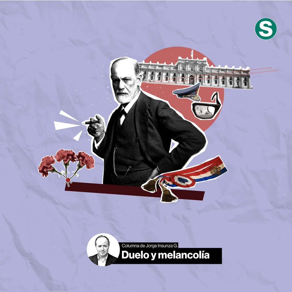 OPINIÓN | Columna de Jorge Insunza G.
“Freud en La Moneda.
Todos los sectores evocan su pasado para darle sentido al presente.
¿Pero quién está pensando en el futuro?” lasegunda.com