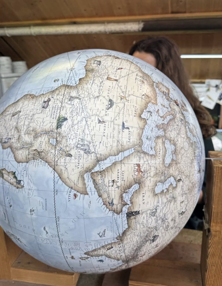 Bellerby & Co Globemakers (@globemakers) on Twitter photo Large animal themed world globe. Traditionally handcrafted & hand painted in exquisite detail - filled with hand drawn illustrations.
instagram.com/p/DL2WljxoC4D/… #maps Large animal themed world globe. Traditionally handcrafted & hand painted in exquisite detail - filled with hand drawn illustrations.
instagram.com/p/DL2WljxoC4D/… #maps