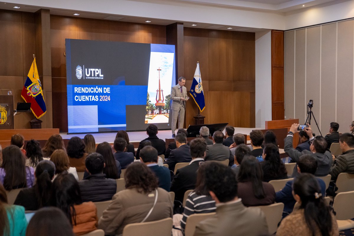 Así vivimos la #RendiciónDeCuentasUTPL2024 📊
Un espacio de diálogo y transparencia donde compartimos con orgullo los logros, avances y proyectos que marcaron nuestra gestión en el 2️⃣0️⃣2️⃣4️⃣.
¡Seguimos construyendo juntos una universidad que transforma vidas. 💙

#UTPL