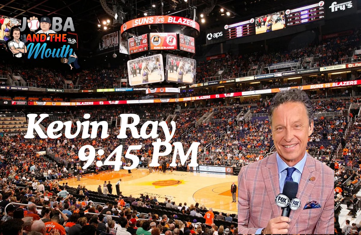 Errol Marks (@errolmarks34) on Twitter photo And for our second guest on tonights show of <a href="/jobaandthemouth/">Joba and the Mouth</a>
9:45 PM ET - Phoenix Suns and Dallas Cowboys play-by-play broadcaster Kevin Ray! <a href="/kray1voice/">Kevin Ray</a>
Tune in at 7:30 PM ET for another great show of
<a href="/jobaandthemouth/">Joba and the Mouth</a>
YouTube - youtube.com/watch?v=-nMZQq……
#NFL #NBA #NBAX And for our second guest on tonights show of <a href="/jobaandthemouth/">Joba and the Mouth</a>
9:45 PM ET - Phoenix Suns and Dallas Cowboys play-by-play broadcaster Kevin Ray! <a href="/kray1voice/">Kevin Ray</a>
Tune in at 7:30 PM ET for another great show of
<a href="/jobaandthemouth/">Joba and the Mouth</a>
YouTube - youtube.com/watch?v=-nMZQq……
#NFL #NBA #NBAX