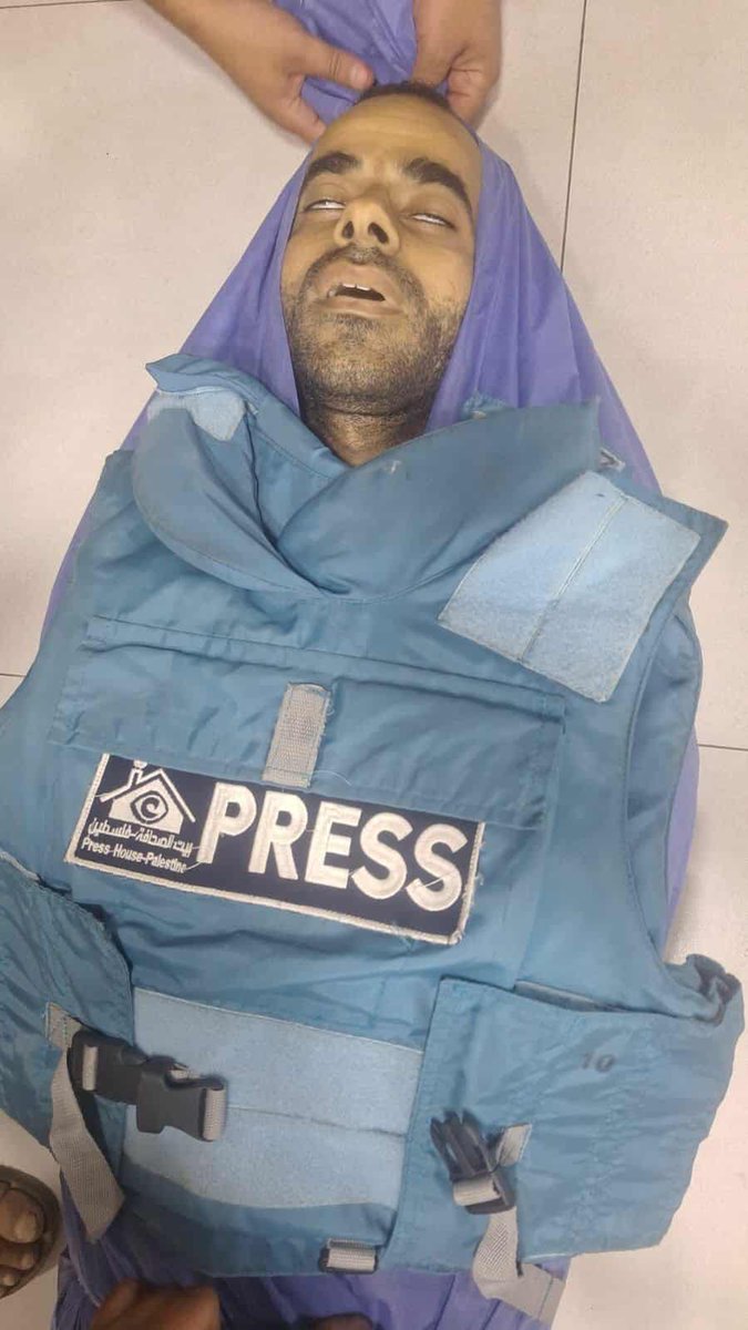 Eliminated in Gaza. 
Wrapped in a PRESS vest.
Another journalist… or just another terrorist?