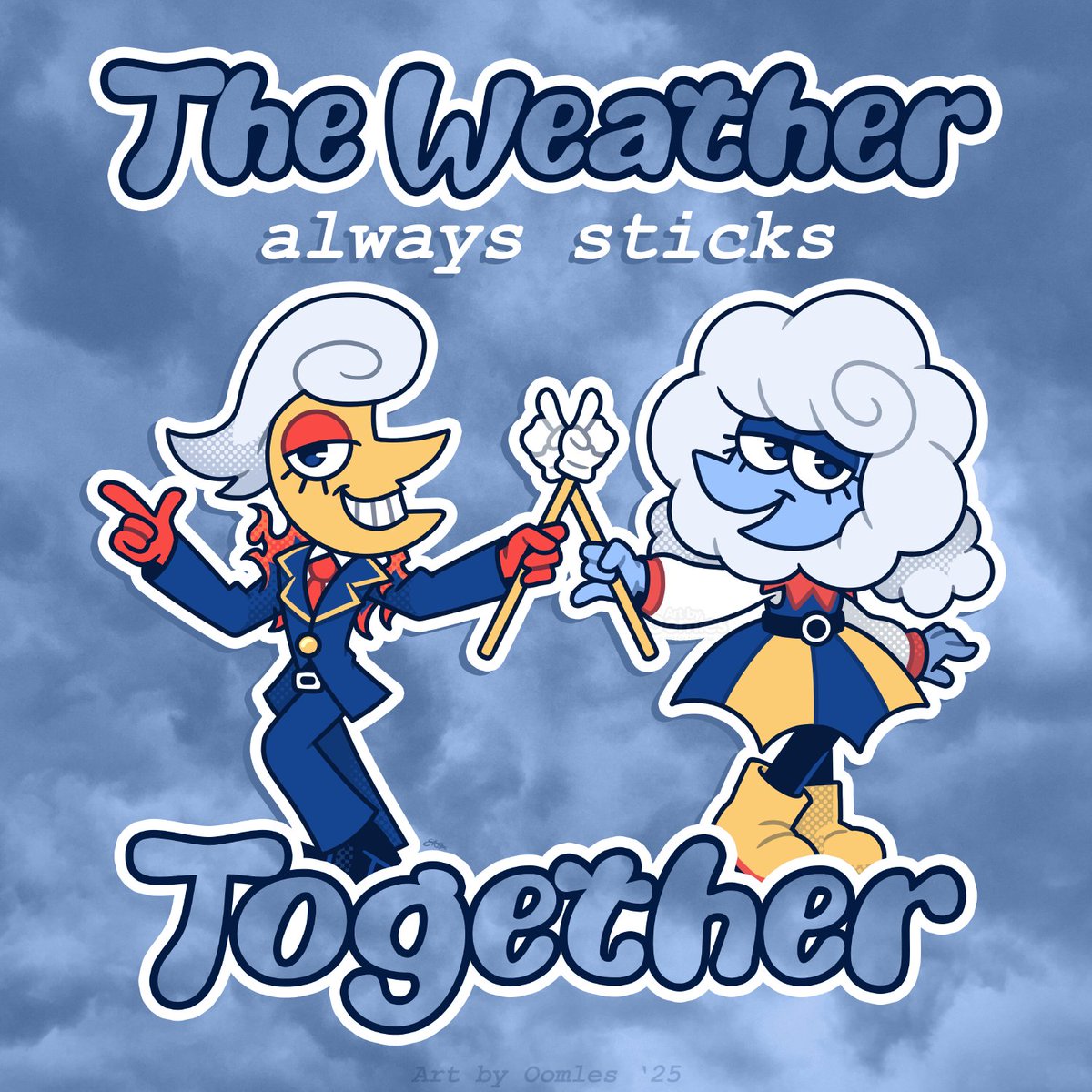 The weather 🌙 always sticks together~ 🌧️