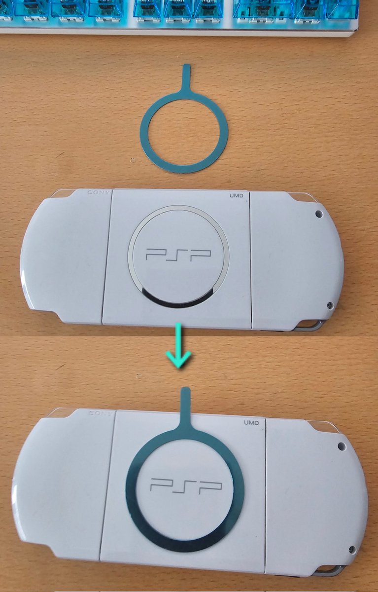 VIPofGOLD's tweet image. PSPにマグセーフピッタリ合った