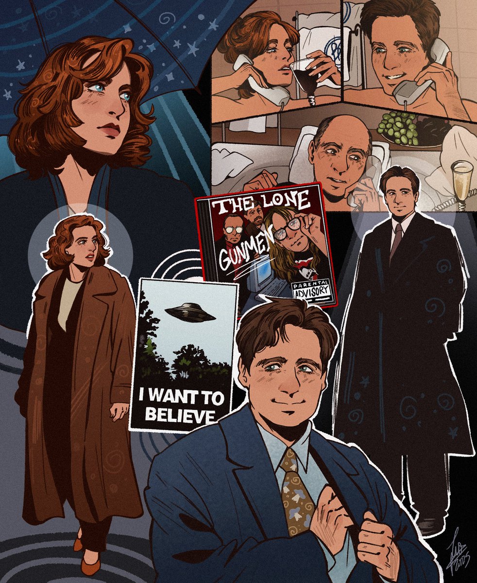 Jules. ༒ (@schumisnoopy) on Twitter photo some x-files doodles 🛸 some x-files doodles 🛸