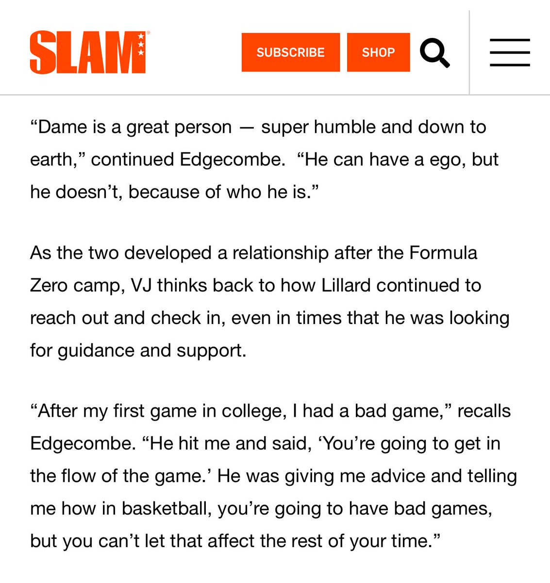 NickDePaula's tweet image. From childhood idol, to mentor, to now, official Adidas endorsers together.
@VJ_Edgecombe 🤝 @Dame_Lillard