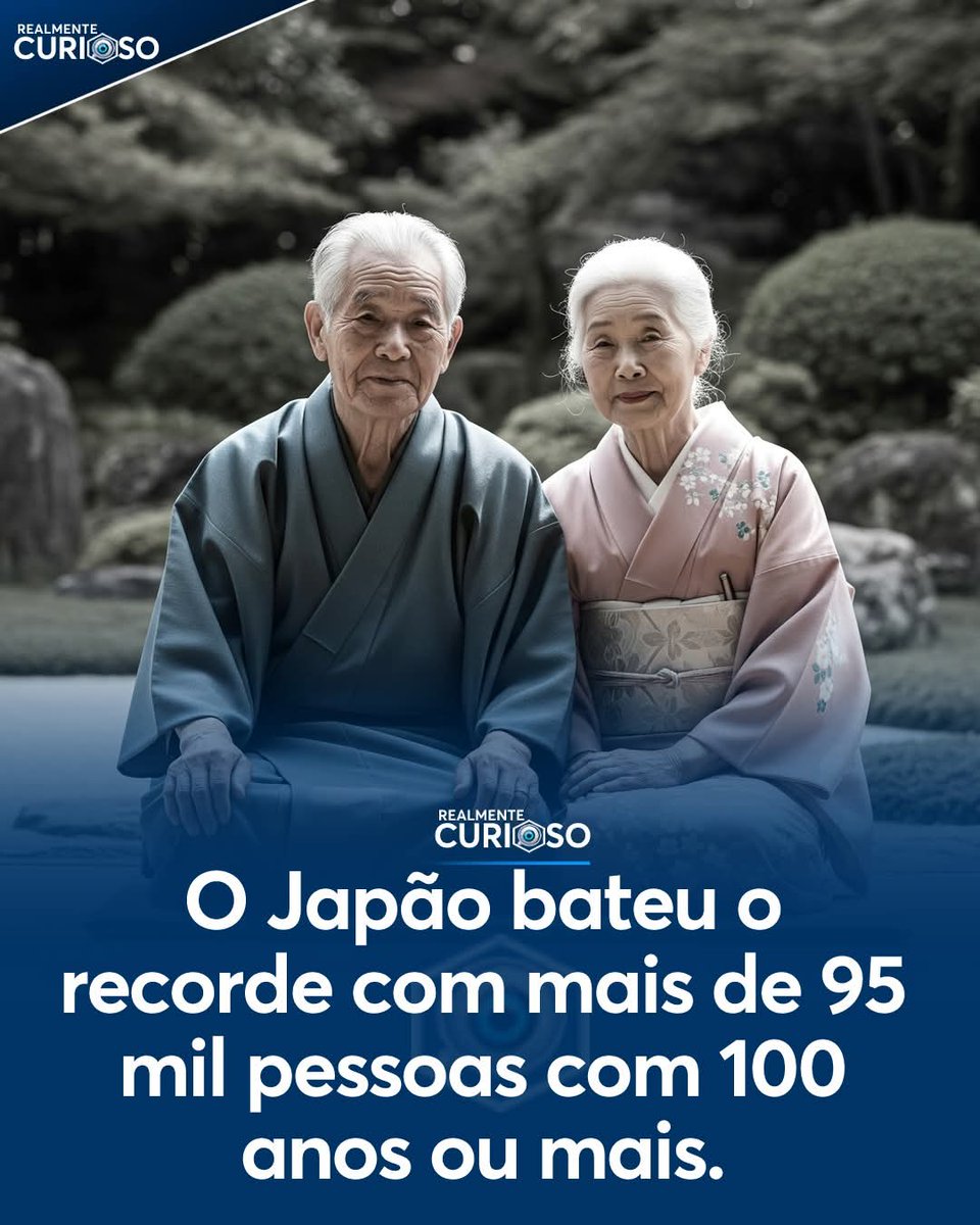 O Japão bateu um recorde ao registrar mais de 95 mil pessoas com 100 anos ou mais. Conhecido por sua população longeva, o país vem registrando um crescimento constante no número de centenários graças a fatores como avanços na saúde, dieta equilibrada e estilo de vida ativo.