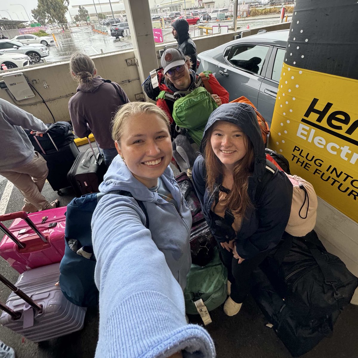 Meanwhile, Geology seniors, Jasette Flanigan &amp; Brooke Parker, arrived in Australia with Dr. Brandt Gibson to study the “Origins of Animal Ecosystem on Earth.”  As you can see it is winter there.  #SkyhawkSummer
