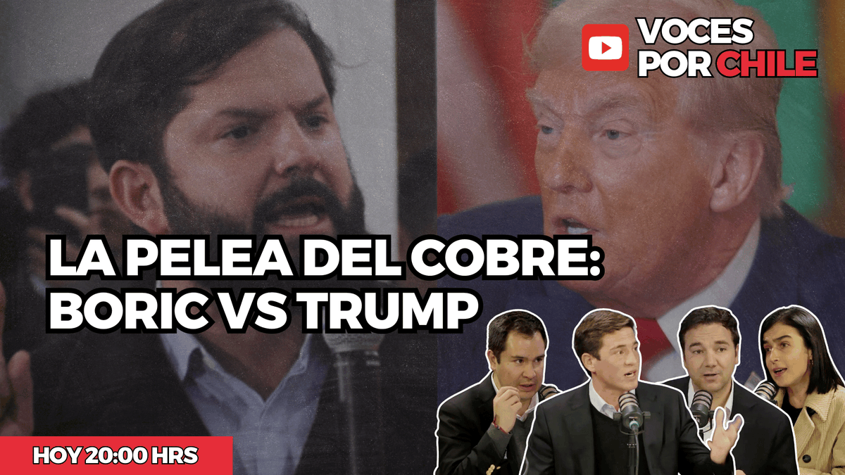 Voces Por Chile (@vocesporchile) on Twitter photo HOY 20:00 hrs.
Acompáñanos en una nueva edición de Voces por Chile junto a <a href="/AgustinQuera/">Agustín Quera</a> <a href="/paz_charpentier/">Paz Charpentier</a> <a href="/DiegoSepulveda/">Diego Sepúlveda 🇨🇱</a> y <a href="/feliperossc/">Felipe Ross C. 🇨🇱</a>
Conéctate aquí! Te esperamos: youtube.com/live/dqZqOV0An… HOY 20:00 hrs.
Acompáñanos en una nueva edición de Voces por Chile junto a <a href="/AgustinQuera/">Agustín Quera</a> <a href="/paz_charpentier/">Paz Charpentier</a> <a href="/DiegoSepulveda/">Diego Sepúlveda 🇨🇱</a> y <a href="/feliperossc/">Felipe Ross C. 🇨🇱</a>
Conéctate aquí! Te esperamos: youtube.com/live/dqZqOV0An…