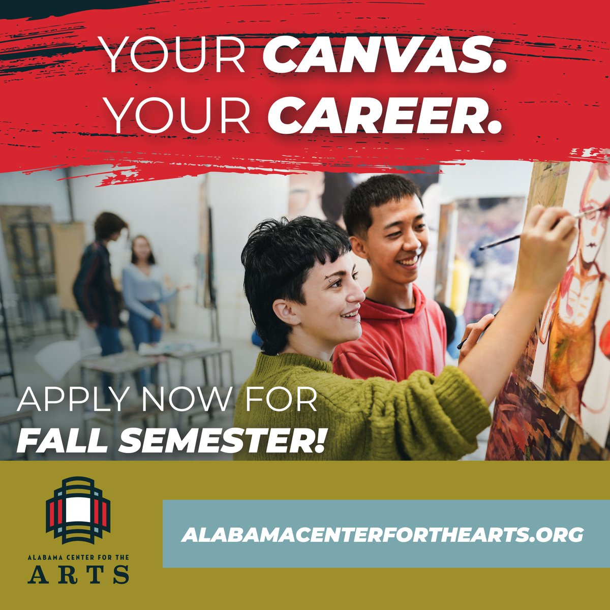 CalhounCollege's tweet image. 🎨🚀 Fall classes start August 20 at Calhoun Community College! Take your creativity to the next level at the Alabama Center for the Arts in Decatur. Enjoy classes at the new STEAM Imagination Center for arts and tech careers! Register today: alabamacenterforthearts.org
