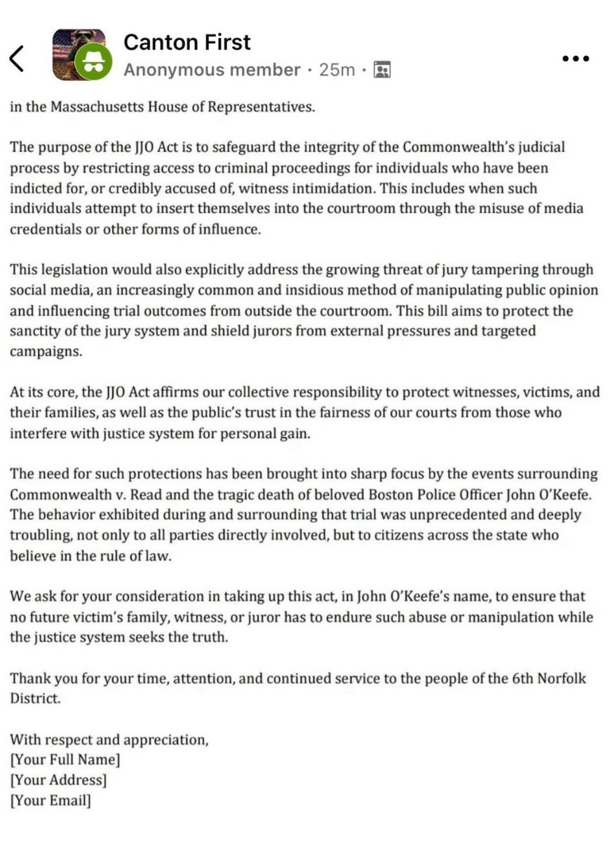 NoodleMom1983's tweet image. Beautiful! Just what is sorely needed in our entire country! The Justice for John O’Keefe Act would seek to protect witnesses from the horrors unleashed by Aidan Kearney and others like him on innocent people, including the victim’s family! Perhaps some small bit of good could…
