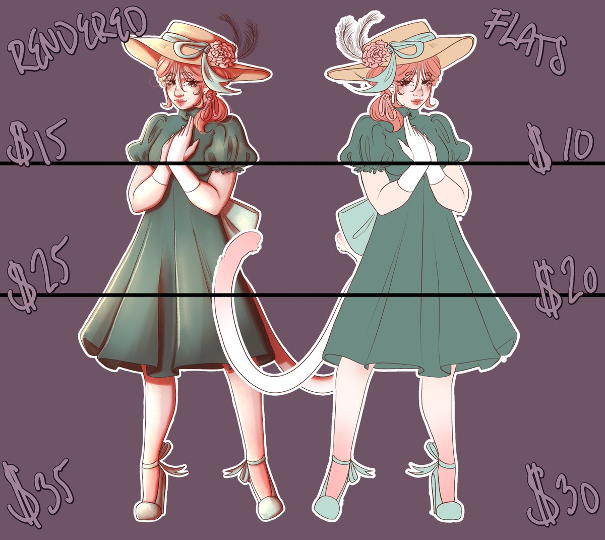 squishlien's tweet image. yippee,, #artcommissions
payment via ko-fi after sketch is confirmed !!
background is an extra $5
extra characters is +50% of the base price, e.g. 3 characters rendered would be $60 (30 + 15 + 15)
TAT is around 1-2 weeks, any longer and it will be discounted !!