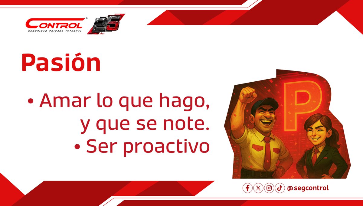 🔥 Porque cuando hay pasión, ni el sábado se descansa... ¡se vive con orgullo!

💬 ¡Comparte esta publicación si tú también llevas la camiseta bien puesta!

#PasiónPorElServicio #GuardiasConCorazón ❤️
#25AñosEnControl 🎖 #GuardiasControl #GrupoControl #ControlSeguridad