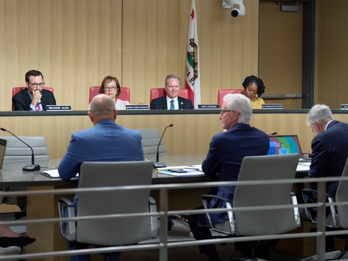 SenDaveCortese's tweet image. 🌎⚽🏅 Today, I joined my colleagues on a Senate Special Committee working to prepare for the 2028 Olympic & Paralympic Games and the 2026 FIFA World Cup in California.
We were joined by CEO General Reynold Hoover, who traveled to Sacramento to share how these global events…