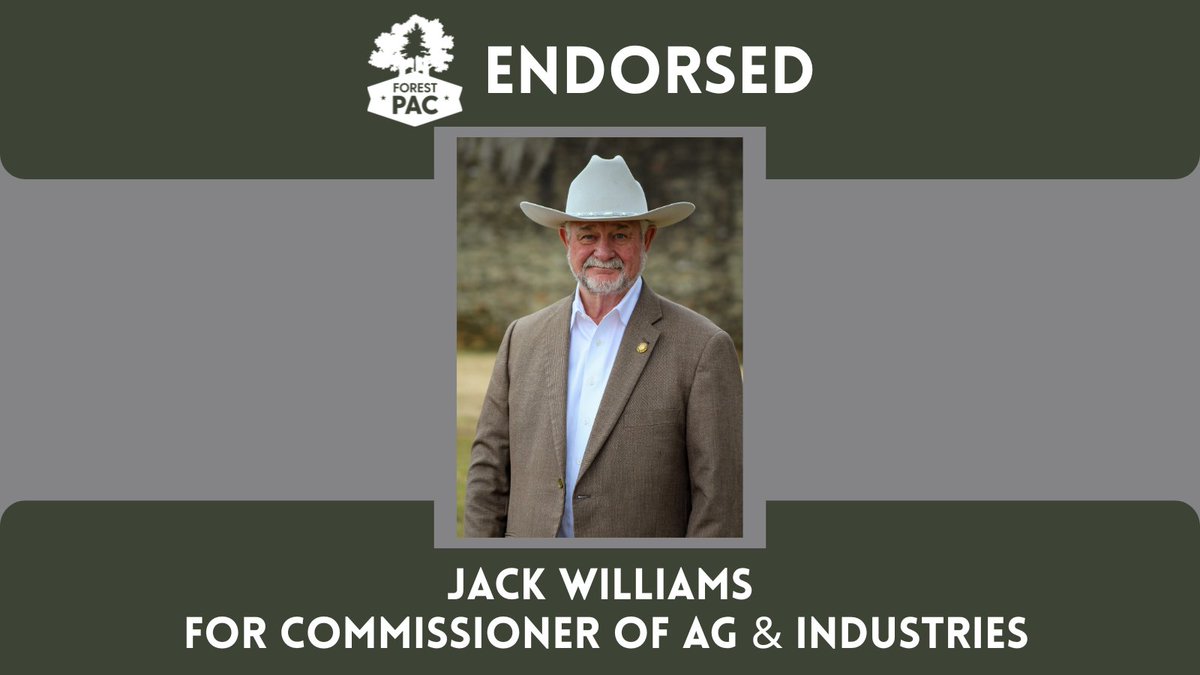 AFA is proud to announce its endorsement of Jack Williams for Alabama Commissioner of Agriculture and Industries. 
The Primary Election will be held Tuesday, May 19, 2026.