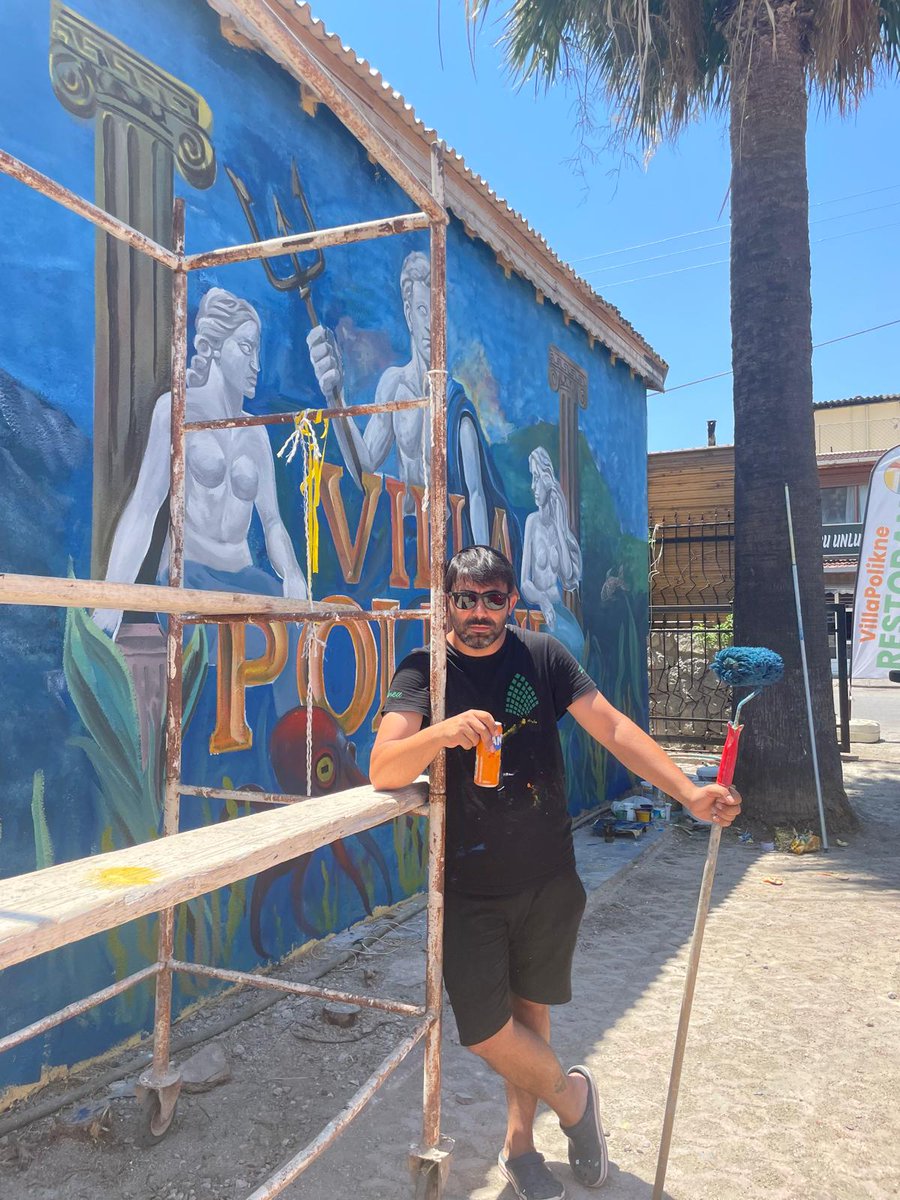 Sarı kula, rulo, iskele and me..