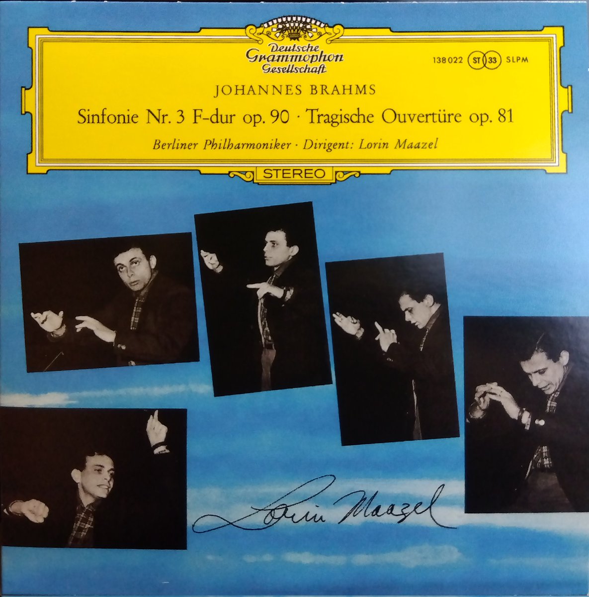 ブラームス 交響曲第3番 悲劇的序曲 ベルリン・フィル 指揮：マゼール