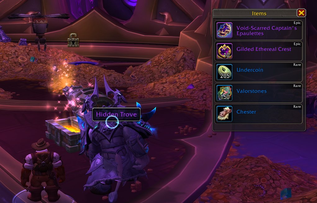 patf0rd's tweet image. [ 11.2 PTR ]
I&apos;ll miss the 20 Gilded Crests from Hidden Troves during Turbo Boost, and even more the 30 from opening them in Overcharged Delves. 😭 #Warcraft
