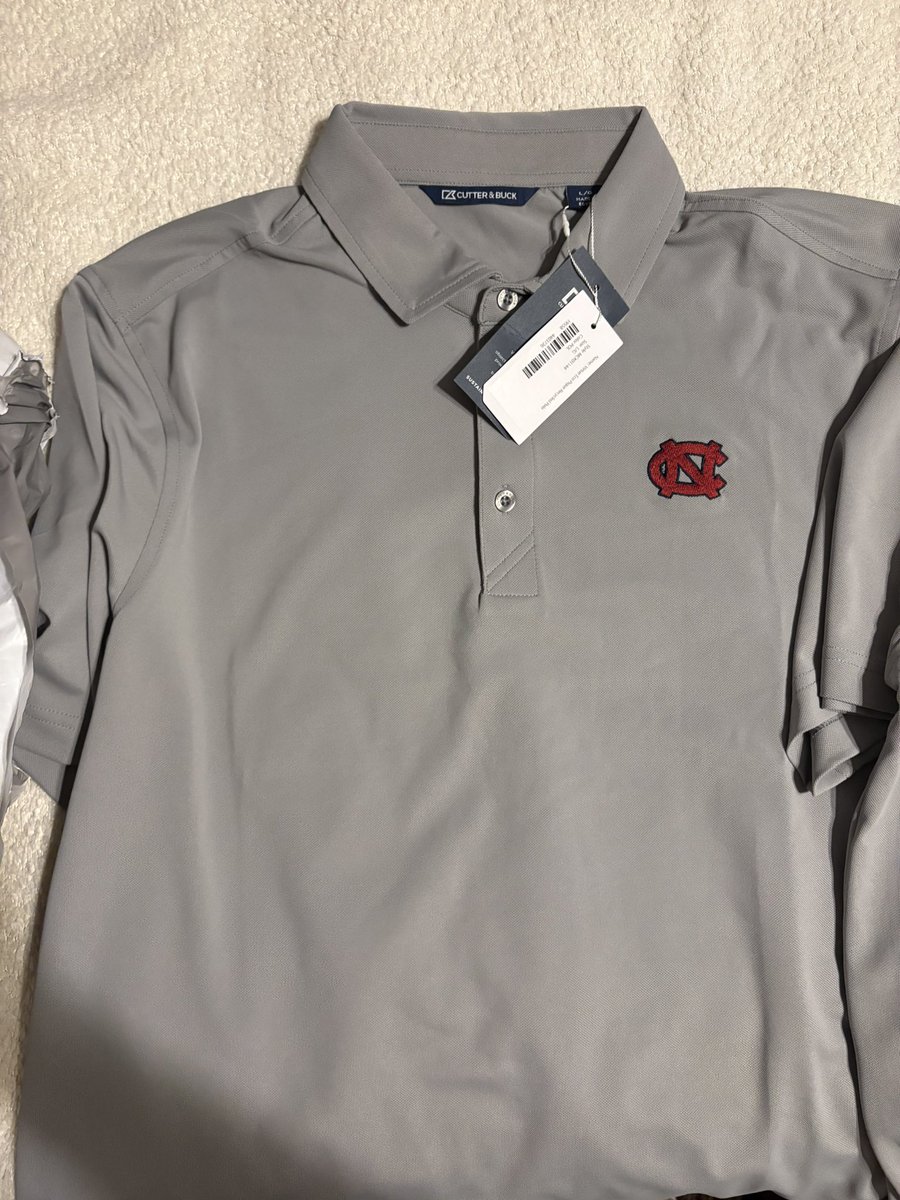 UNC_Humor's tweet image. Hey @GoHeels you’re going to have to explain how these @CutterandBuck polos are being sent out lol. 

Cause this needs to be burned with fire.