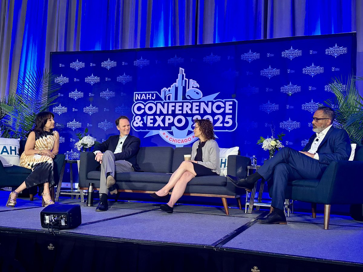 macfound's tweet image. “We now have 41 chapters across the country under #PressForward funding local news. This is something that must exist.”
Our President, @jpalfrey, discussed media, money, and democracy at the @NAHJ conference.
Learn how we’re supporting local news:
macfound.org/programs/bigbe…