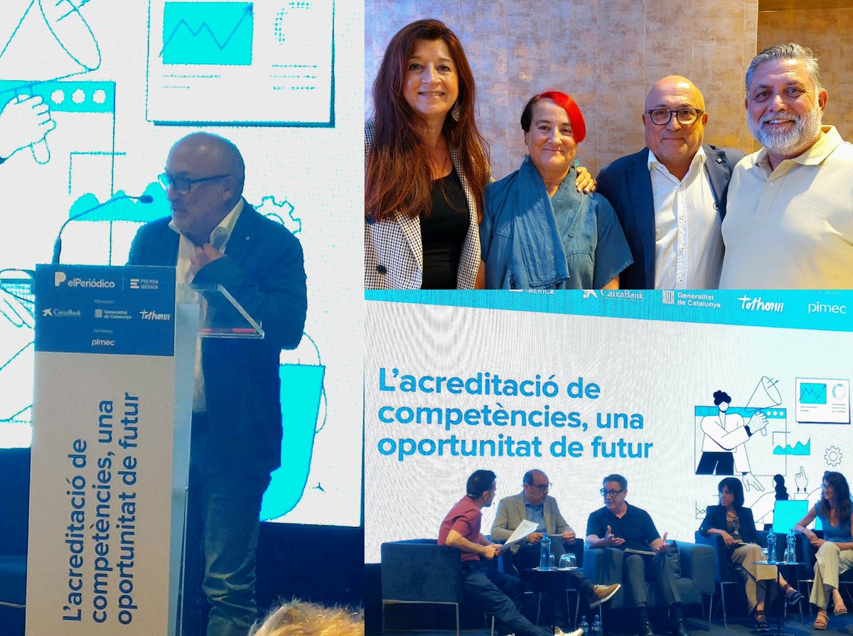 El passat dimecres vaig assistir a la jornada de <a href="/elperiodico/">El Periódico</a> "L'acreditació de competències,  una oportunitat de futur"
Per poder planificar el futur hem de tenir clar, exactament, tot el nostre capital de coneixement