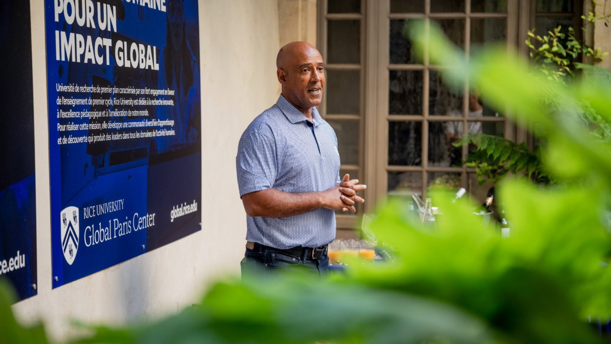 ricealumni's tweet image. Bonjour from Paris! Alumni, students, faculty, staff and parents gathered last week at the Rice Global Paris Center for a reception with President Reginald DesRoches.