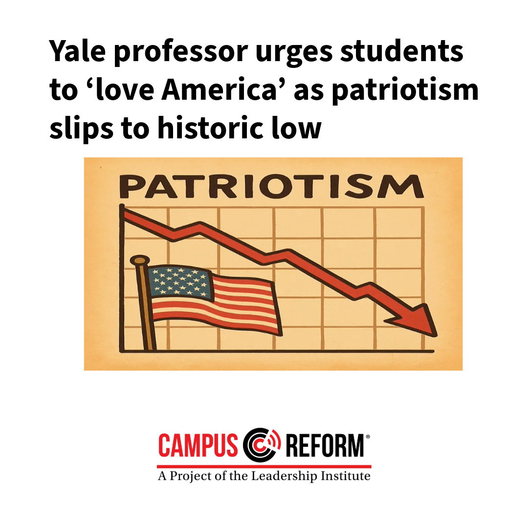 Yale professor urges students to ‘love America’ as patriotism slips to historic low

Link in bio or read the story at bit.ly/3Ika9qd

#Yale