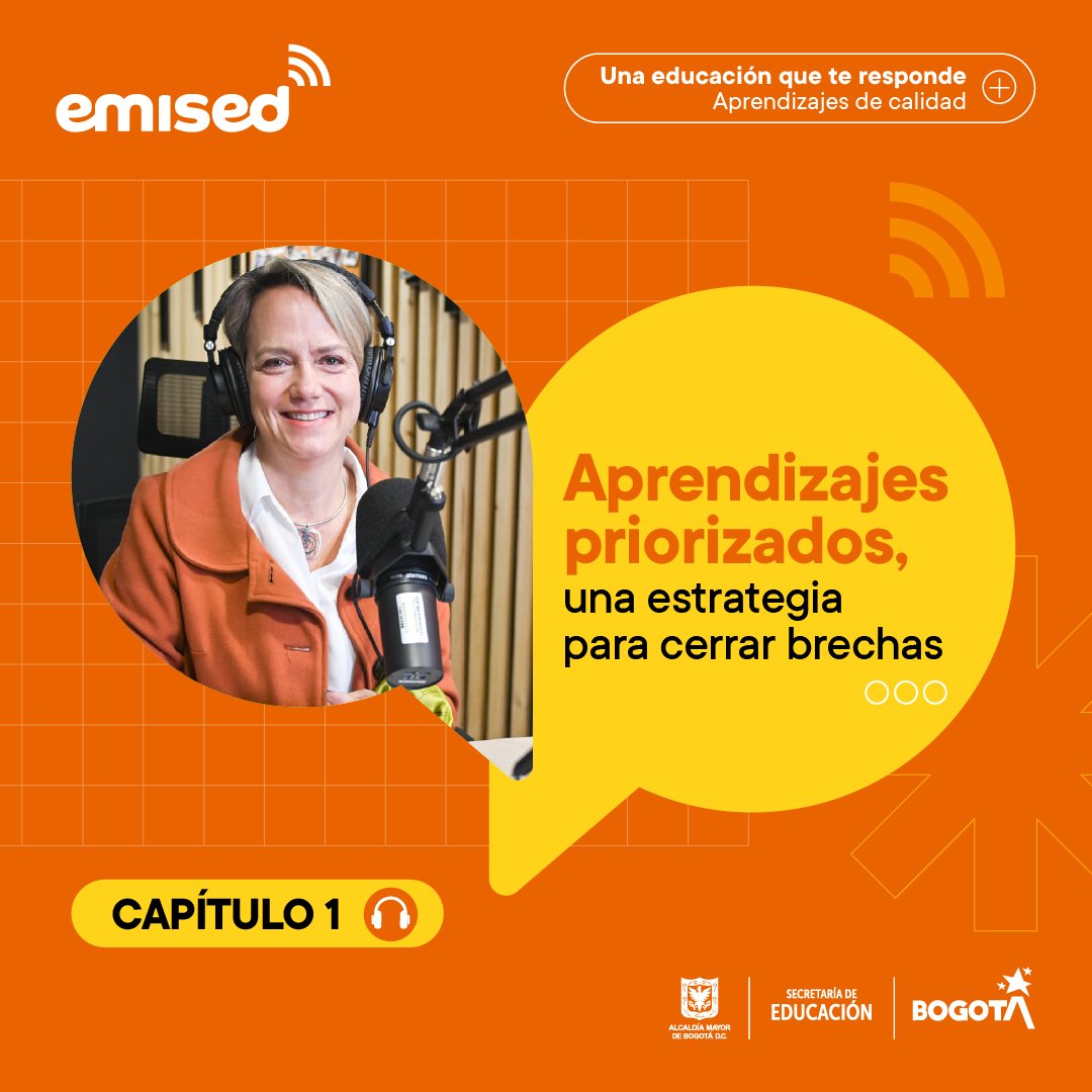 Educacionbogota's tweet image. ¡Revive nuestro video pódcast Aprendizajes de calidad!
Dale play a este episodio donde @IsabelSegoviaO, secretaria de Educación junto a su invitado, Norbert Schady, economista del Banco Mundial, reflexionan sobre la educación en Bogotá en el marco del Plan de Desarrollo, Bogotá…