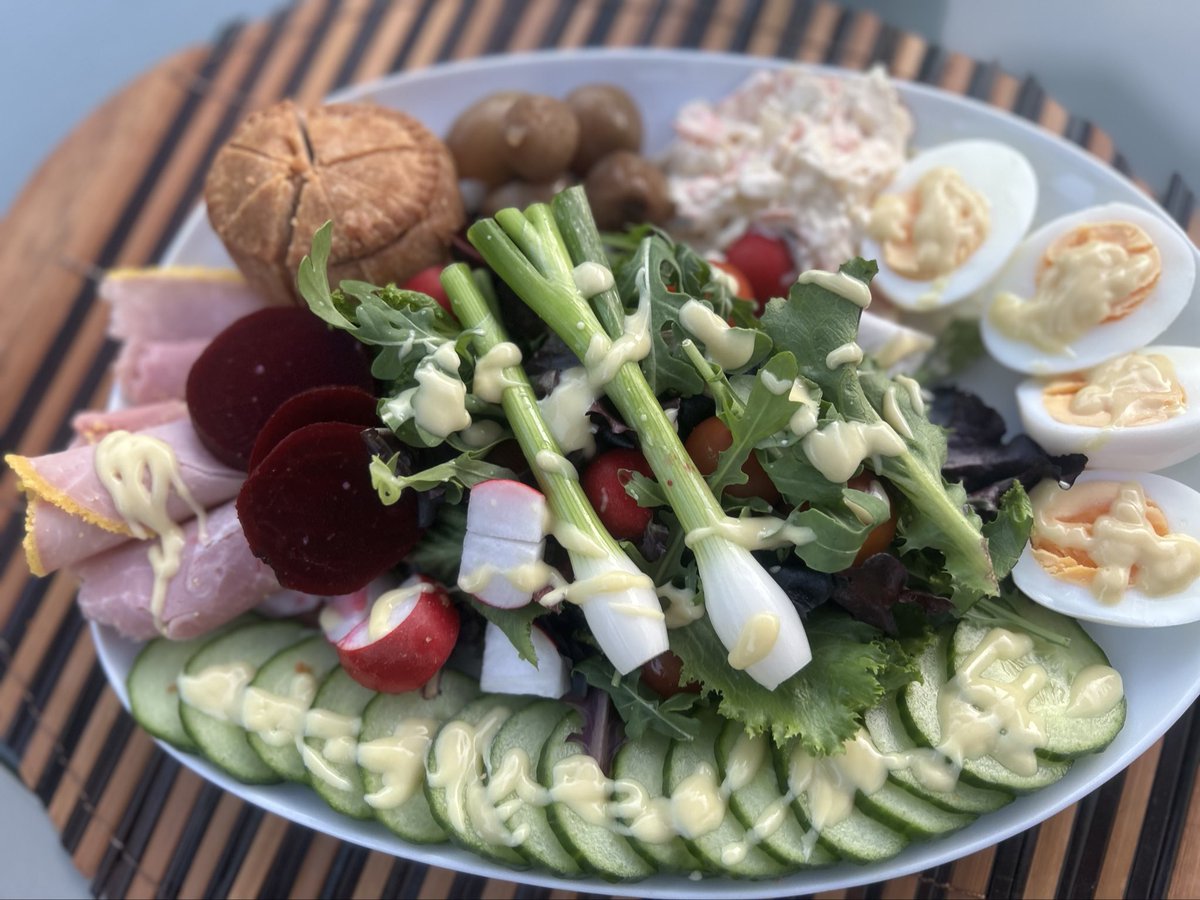 Delighted with my original Northern Salad tonight.