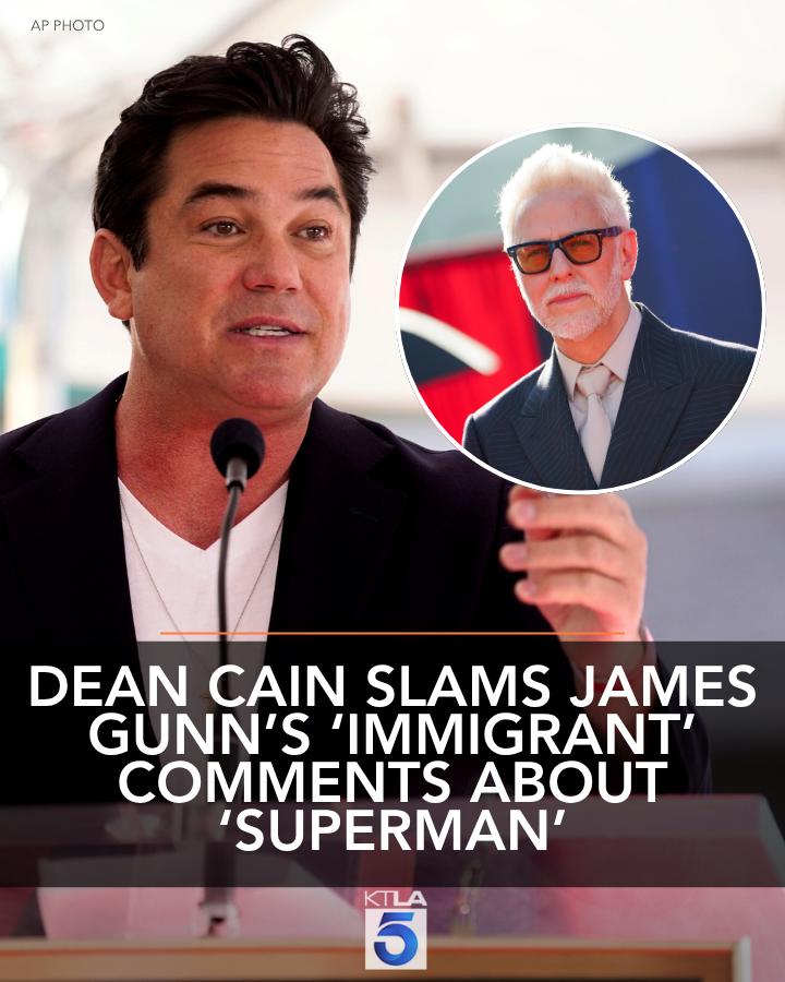 Actor Dean Cain, who famously played "Superman" in the early '90s, is slamming director James Gunn for calling the Man of Steel an "immigrant": tinyurl.com/c6tcta6x