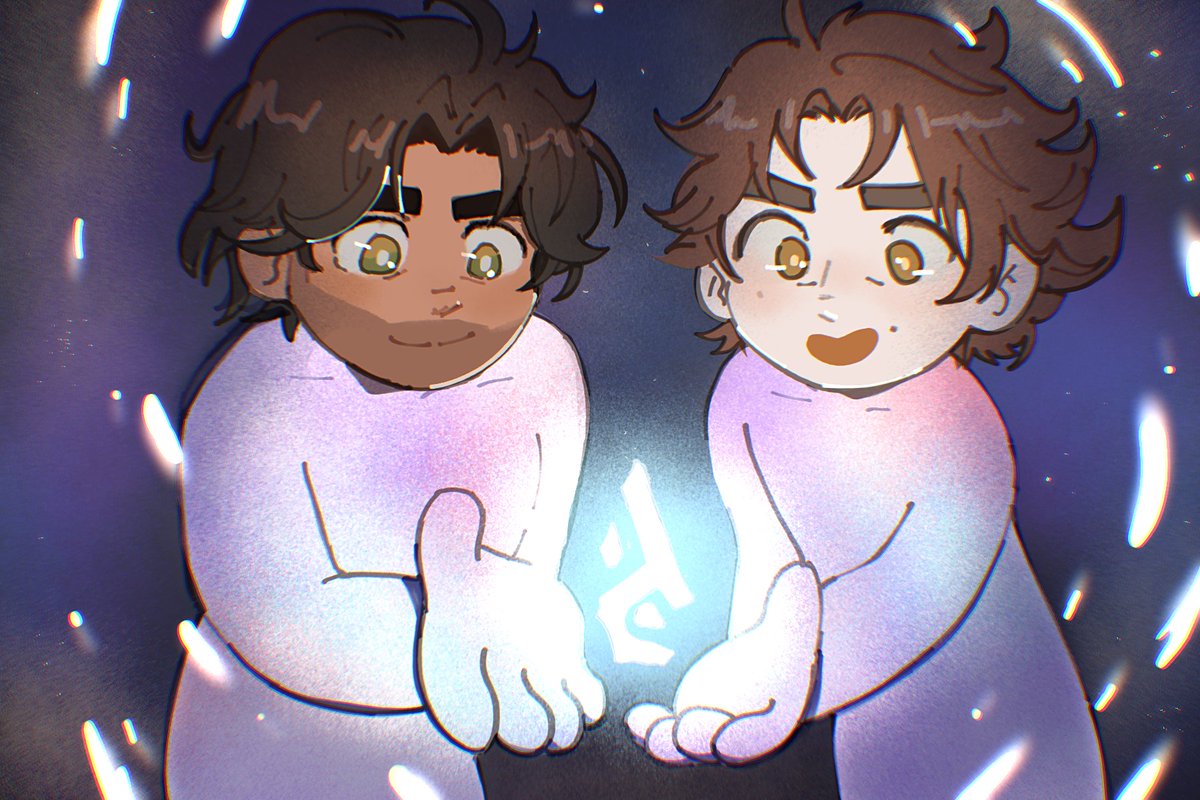 Art for the postcard prize of the #jayvik rally I was a part of at AnimeExpo ✨️