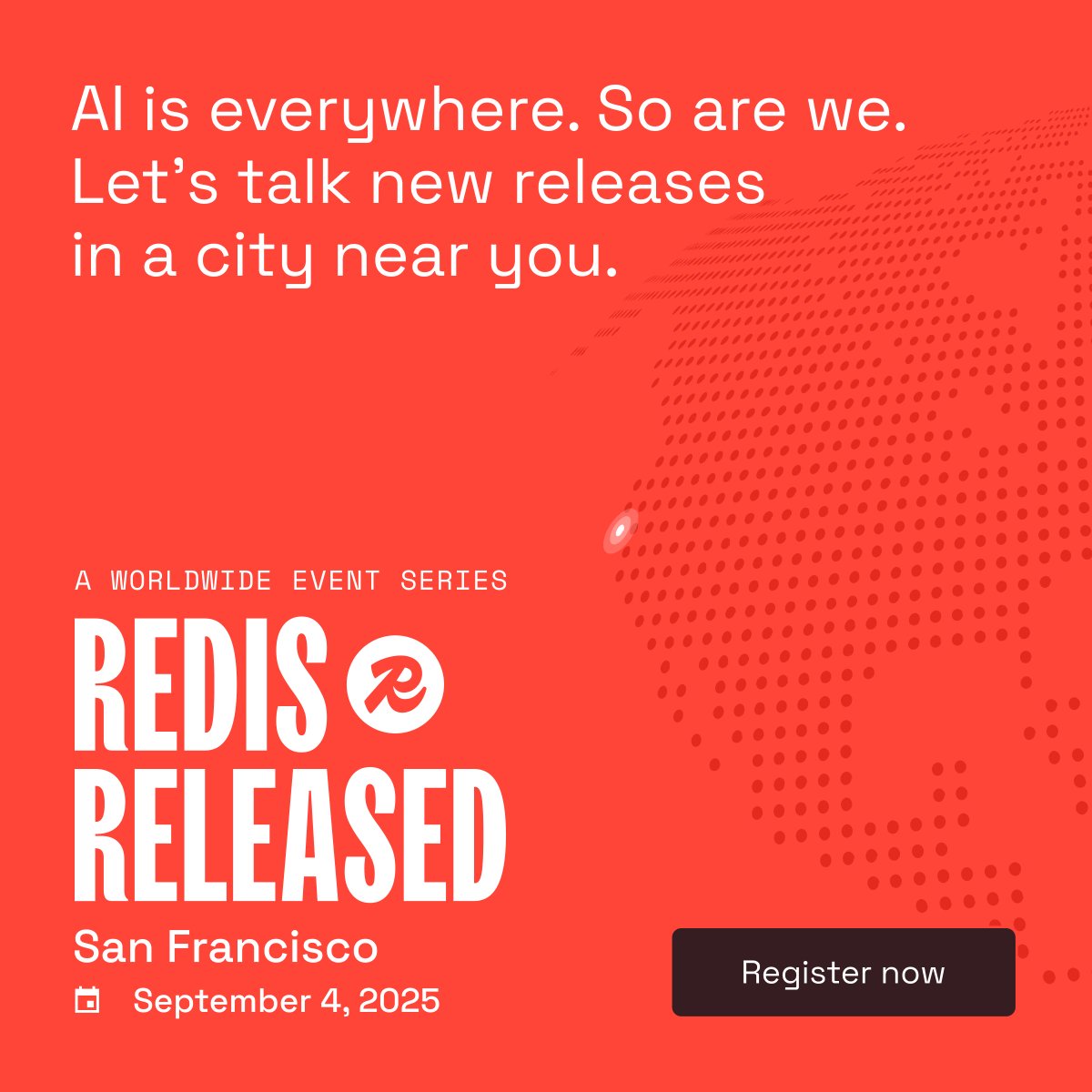 Redisinc's tweet image. Redis Released📍 SF • Sept 4
A one-day event for teams building fast, scalable AI.
Learn side-by-side with Redis engineers and AI leaders like @riferrei, who’ll share how to keep vector embeddings fresh in production.
Save your seat: 🔗 events.redis.io/redis-released…