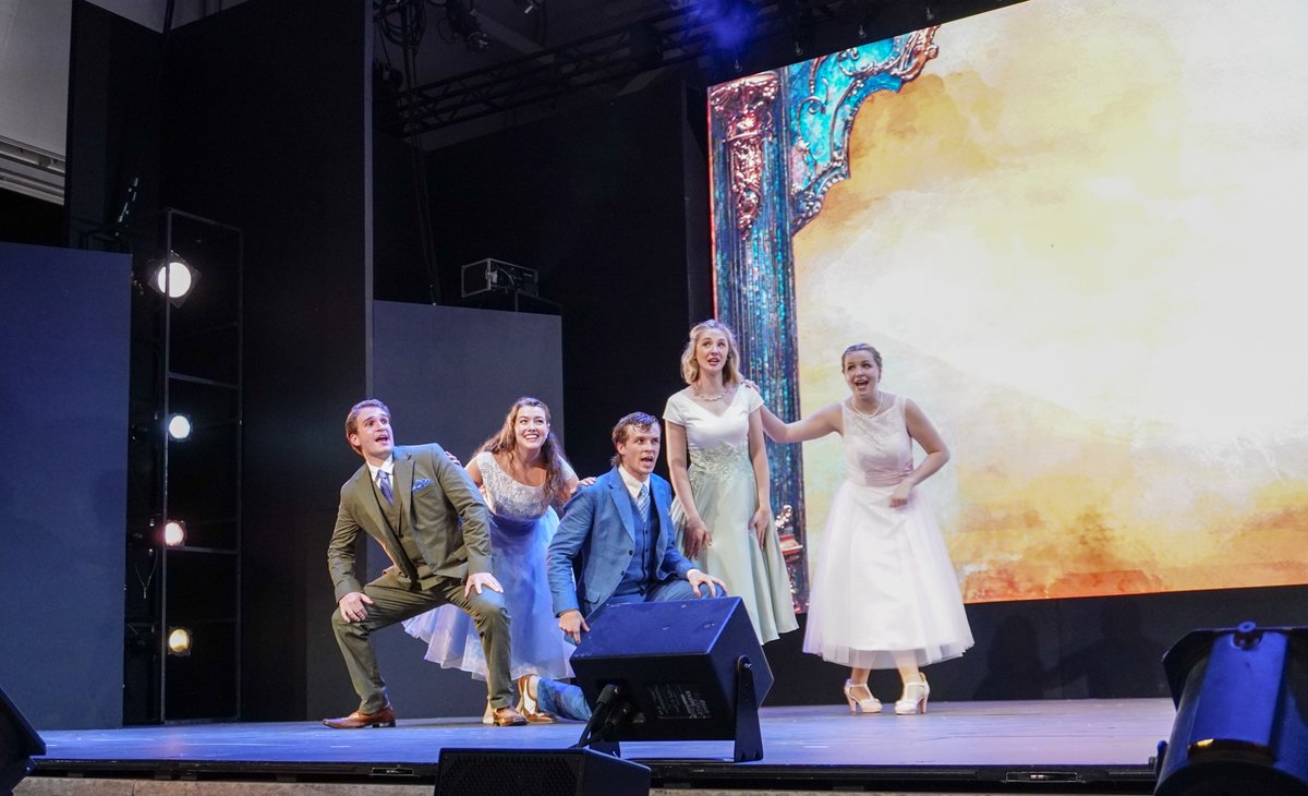 Happy opening night to the ENCHANTING cast of A GRAND NIGHT FOR SINGING!

This beautiful showcase of vocals and old musical classics run Jun 10-12 and 16-19, be sure to get tickets while they are still available! 🎶☂️🌙