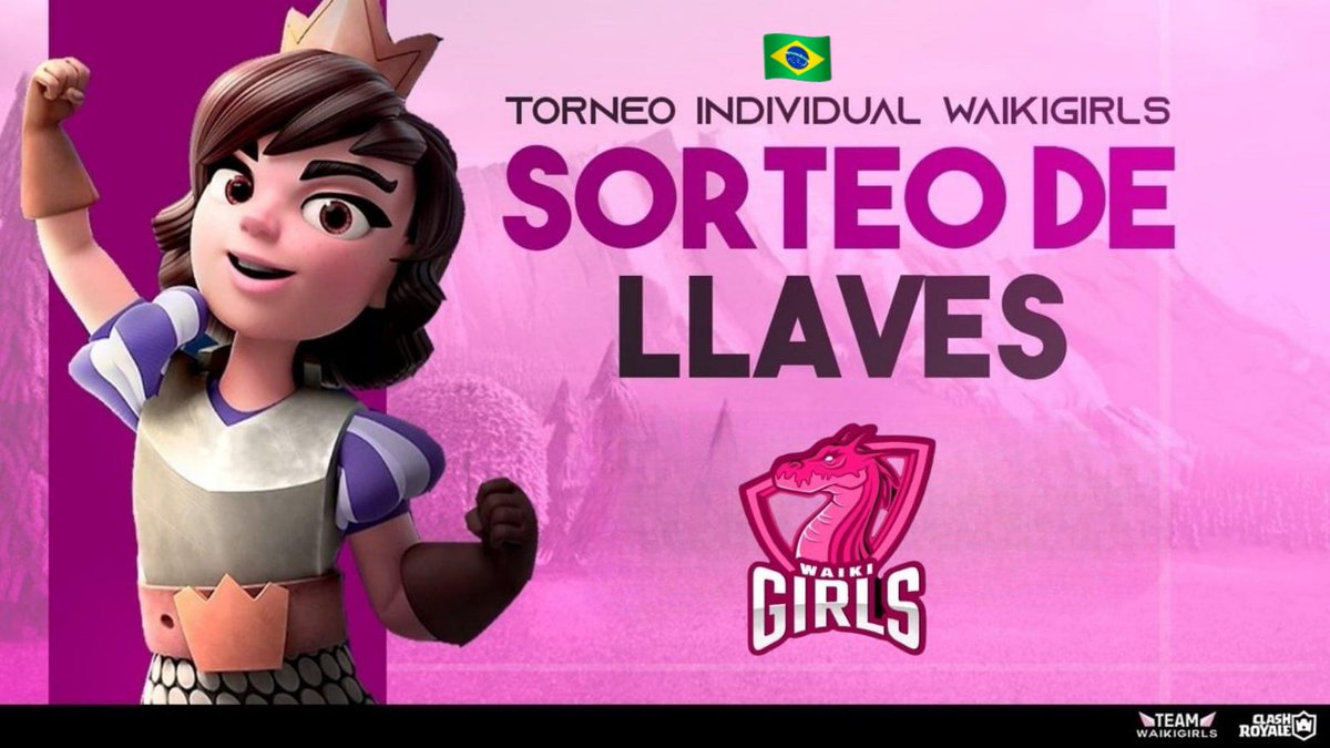 #CR | #SORTEO 

Los esperamos a todos en el Sorteo de Emparejamientos 🏅

Gesy, Appledog , Tata y mas jugadoras en acción 🎁

Transmisión:
⏰| 8 PM 🇵🇪 - 10 PM 🇧🇷
🗣️| <a href="/MarlitoClash/">MarlitoClash</a> &amp; <a href="/Steveflacr/">Stevefla CR</a>
📽️| youtube.com/@MarlitoClash

#Torneo #WG