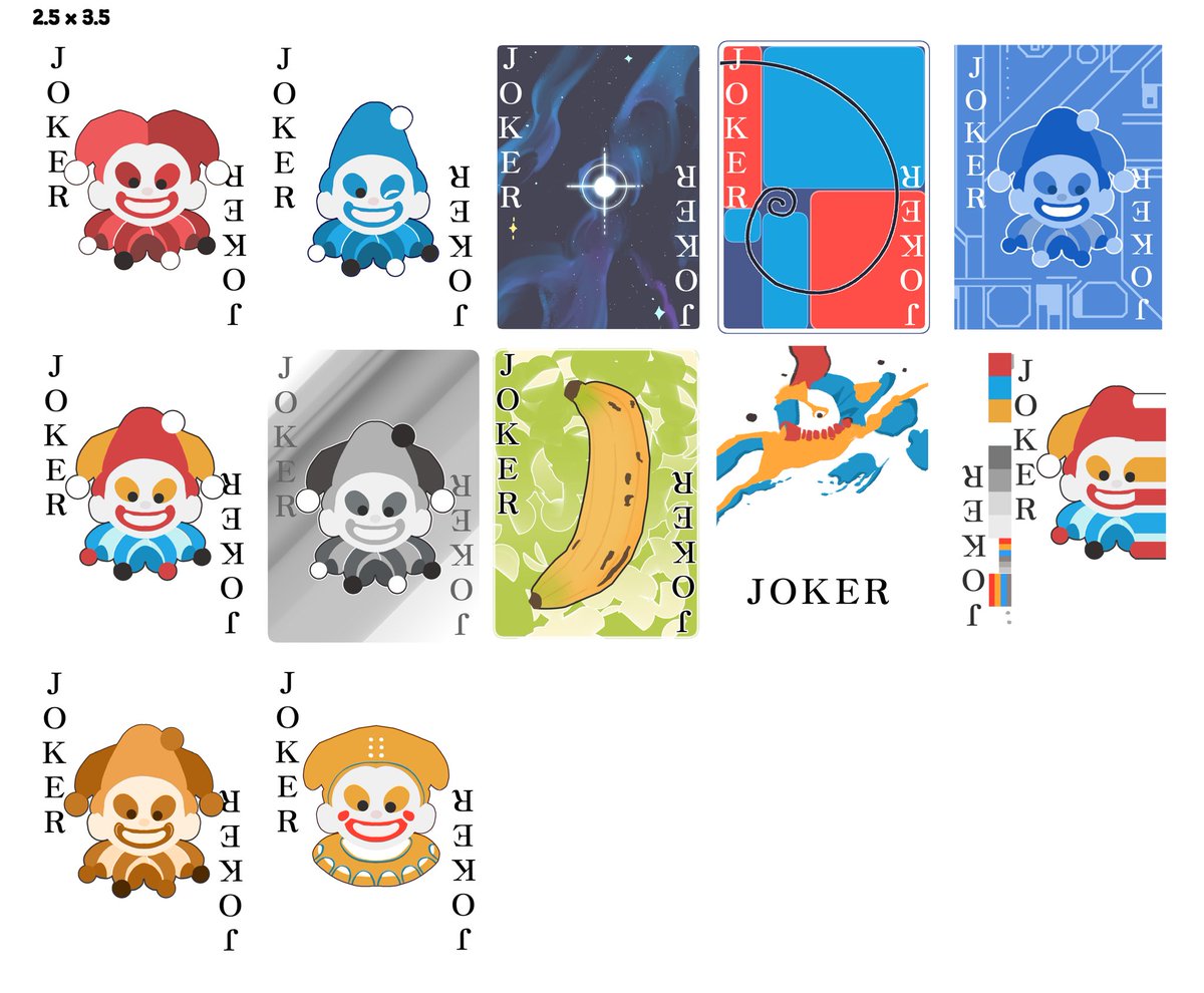 I should have posted these bc ppl were wondering what the card designs were for the gacha... here they are ! I wish I had time for more, but I procrastinated a little..