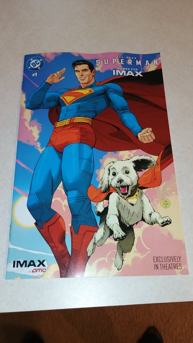 DustyTheApe's tweet image. Fan Event #19 this year #SupermanMovie . Collectable Comic Book๐. A-List excluded, paid $18.00 for my seat. Popcorn Tin is around $39.00๐ฎ๐ฐ๐ซ & AMC signature Gripper cup roughly $22.00. WE MAKE MOVIES BETTER!!๐ฆ๐ฟ๐๐๐๐ฟ๐ฆ #AMC @AMCTheatres @CEOAdam #AMCTheatres #IMAX